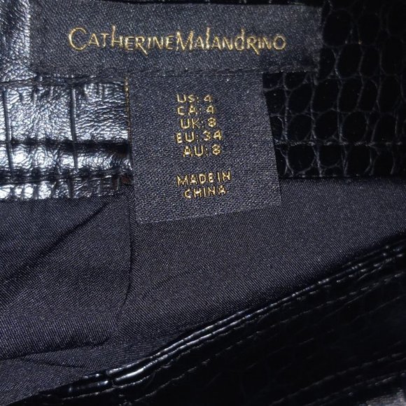 Sexy Black Snake Skin Skirt - Picture 3 of 3